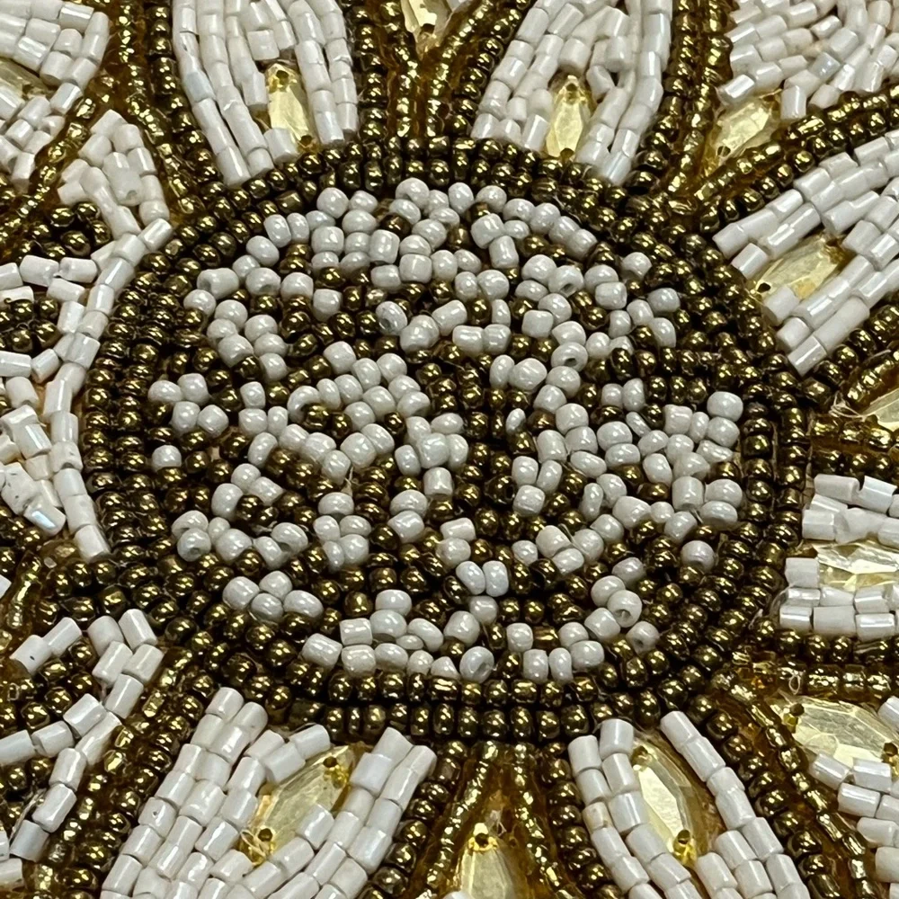 Elegant Brown and Cream Pumpkin Table Runner